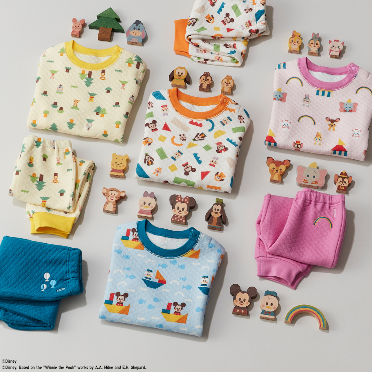 ユニクロ 木製玩具 Disney Kidea がパジャマに 限定特別デザインのミッキーorミニーkideaもプレゼント
