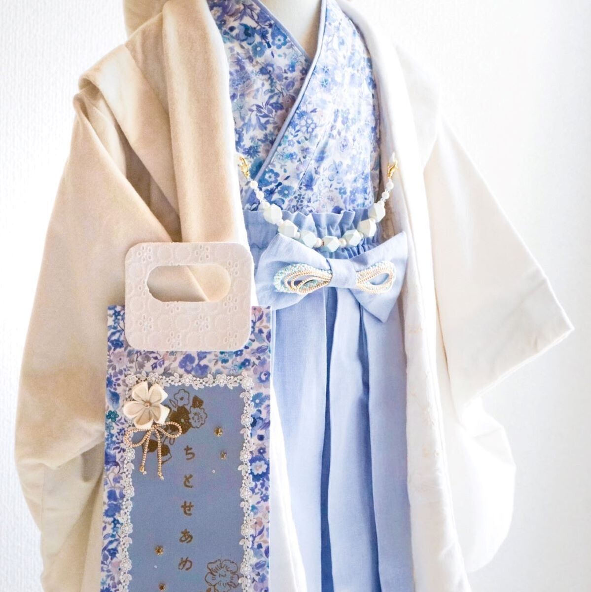 カッコよすぎる七五三！ 袴一式、飾り紐、千歳飴袋まですべて母手作り