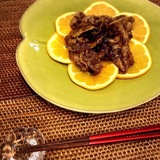 立春の伊予柑×豚肉ビタミン生姜焼き【二十四節気の時短レシピ】