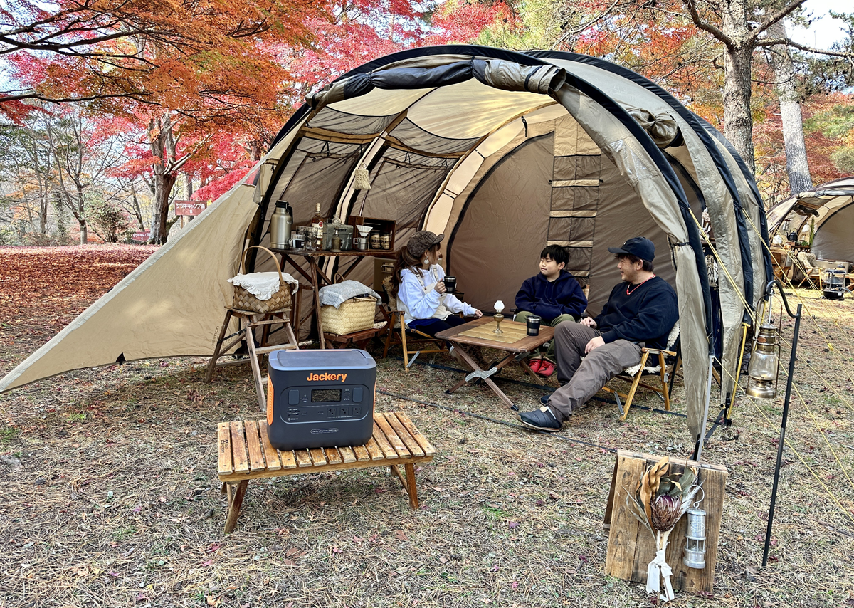【1日キャンプ密着】カリスマキャンパーmarimariがポータブル電源を使って過ごすファミリーキャンプとは？